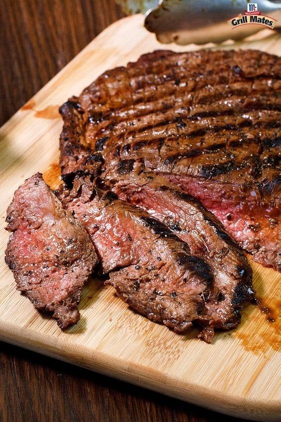Steak grillé