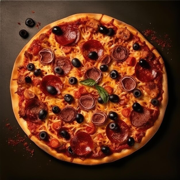 Pizza gourmande
