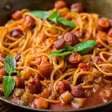 Spaghetti aux Saucisses